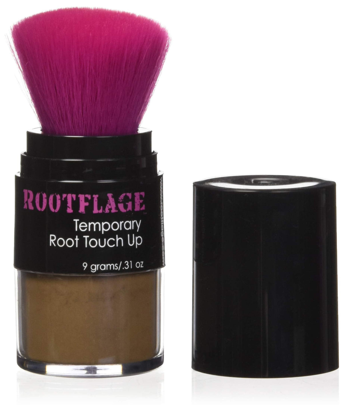 Rootflage Root Touch Up Hair Powder - Temporary Color And Gray Coverage, Thinning Concealer, Dry Shampoo, Eyebrow Filler (06 Gol