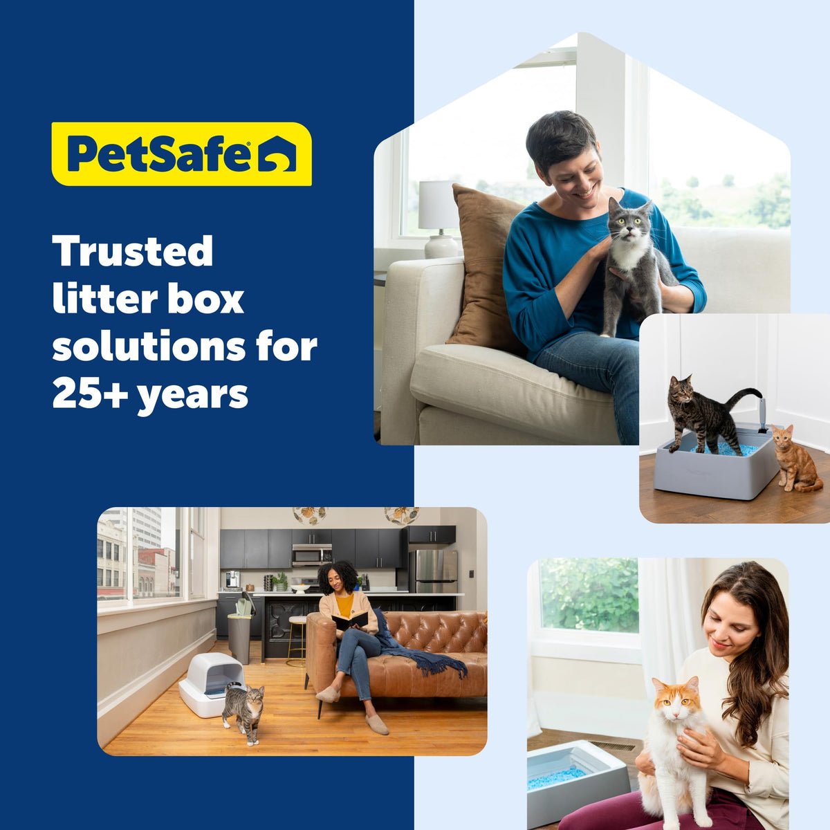 PetSafe Disposable Litter Box, Fresh Scent, 4.3Lb Bag