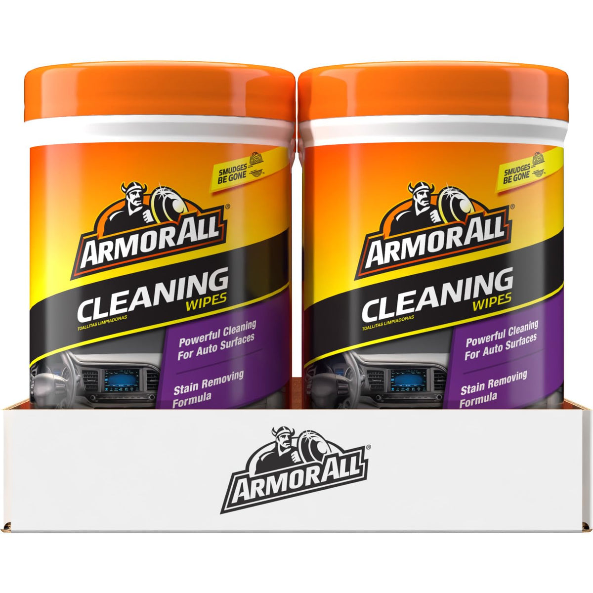 Armor All Car Cleaning Wipes, 90 Count Canister, Car Wipes