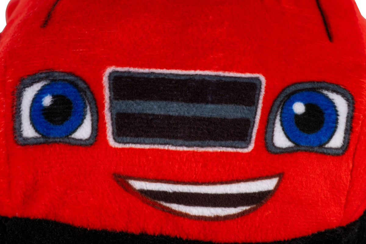 Jay Franco Monster Truck Plush Pillow Buddy - Soft Plushie Stuffed Pillow, Red - Blaze