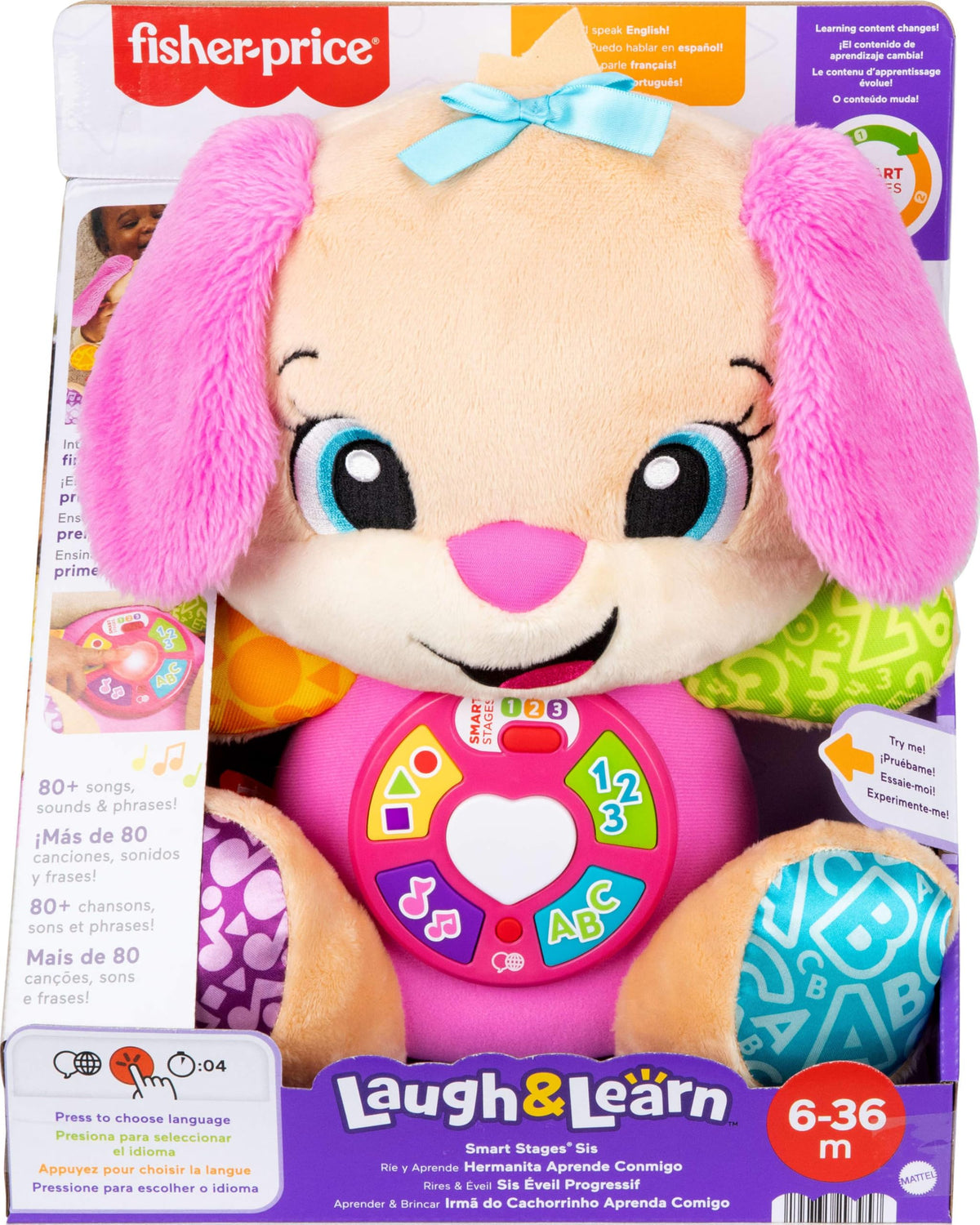 Fisher-Price Laugh & Learn Smart Stages Sis, Multilanguage
