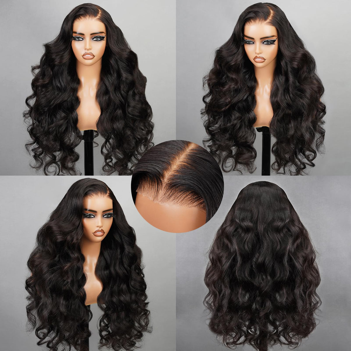 Superlook 6X5 Wear And Go Glueless Wigs Human Hair 220% Density Body Wave Lace Front Wigs Human Hair Pre Cut 6X5 Hd Lace Closure
