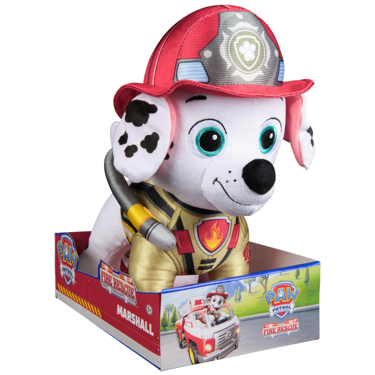 Paw Patrol Fire Rescue Marshall Plush Stuffed Animal Toy