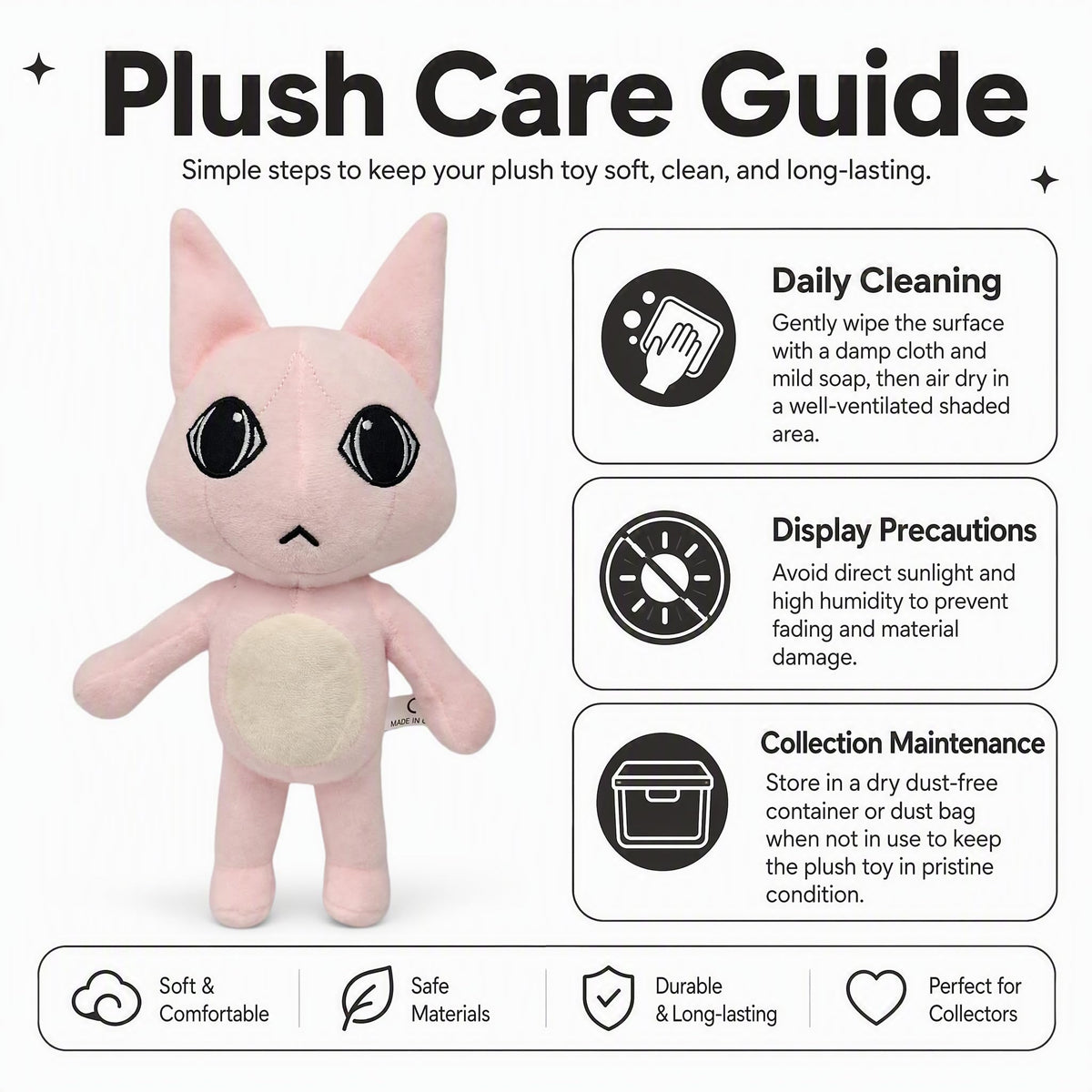 Animal Hospital Plush Toy,10.6″ Cute Secret Agent Anomaly Intern Plushies