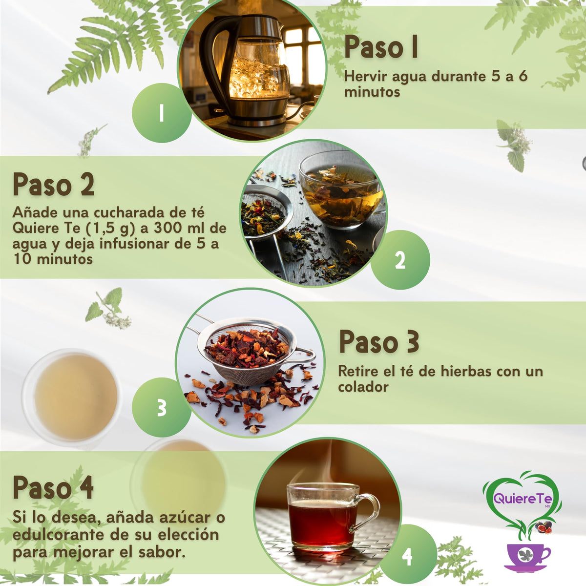 Fig Leaf Tea, Hoja de Higo, Quiere Te, 3.5 oz (100 grams), 1 Pack, Up to 66 Cups, Crushed Fig Leaf Tea, Loose Leaves, 100% Natural, Resealable Bag, Product From Mexico, Herbal Tea, Fig Infusion