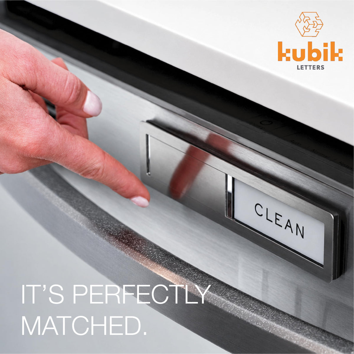 Dishwasher Magnet Clean Dirty Sign by Kubik Letters, Kitchen Organization