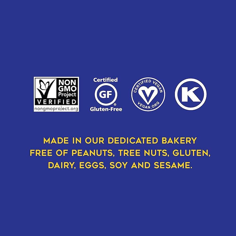 88 Acres Granola Bars Blueberry Lemon, 12 Count – Allergen Free, Gluten Free, Vegan
