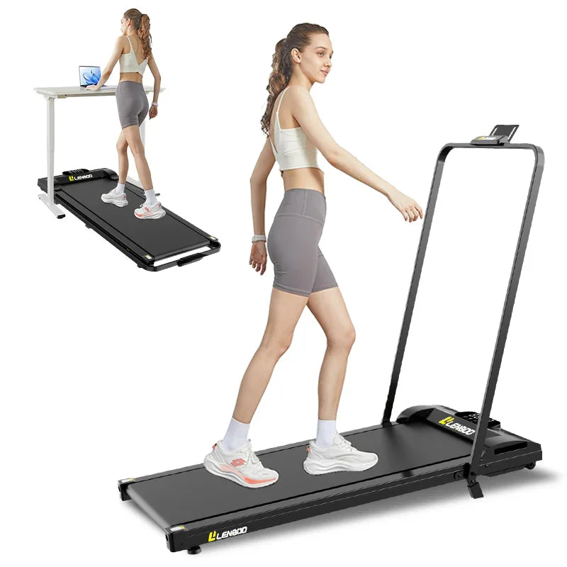 Snavya Foldable Electric Treadmill – Portable Home Walking & Running Pad with Remote Control, Handle & Incline Fitness Machine