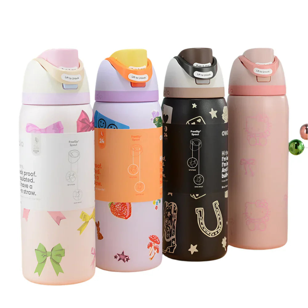 Owala FreeSip Quarta Rose Bottle
