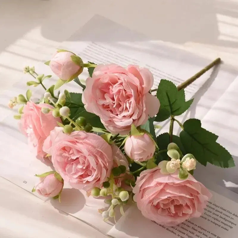 Flower Rose Pink Peony Bouquet