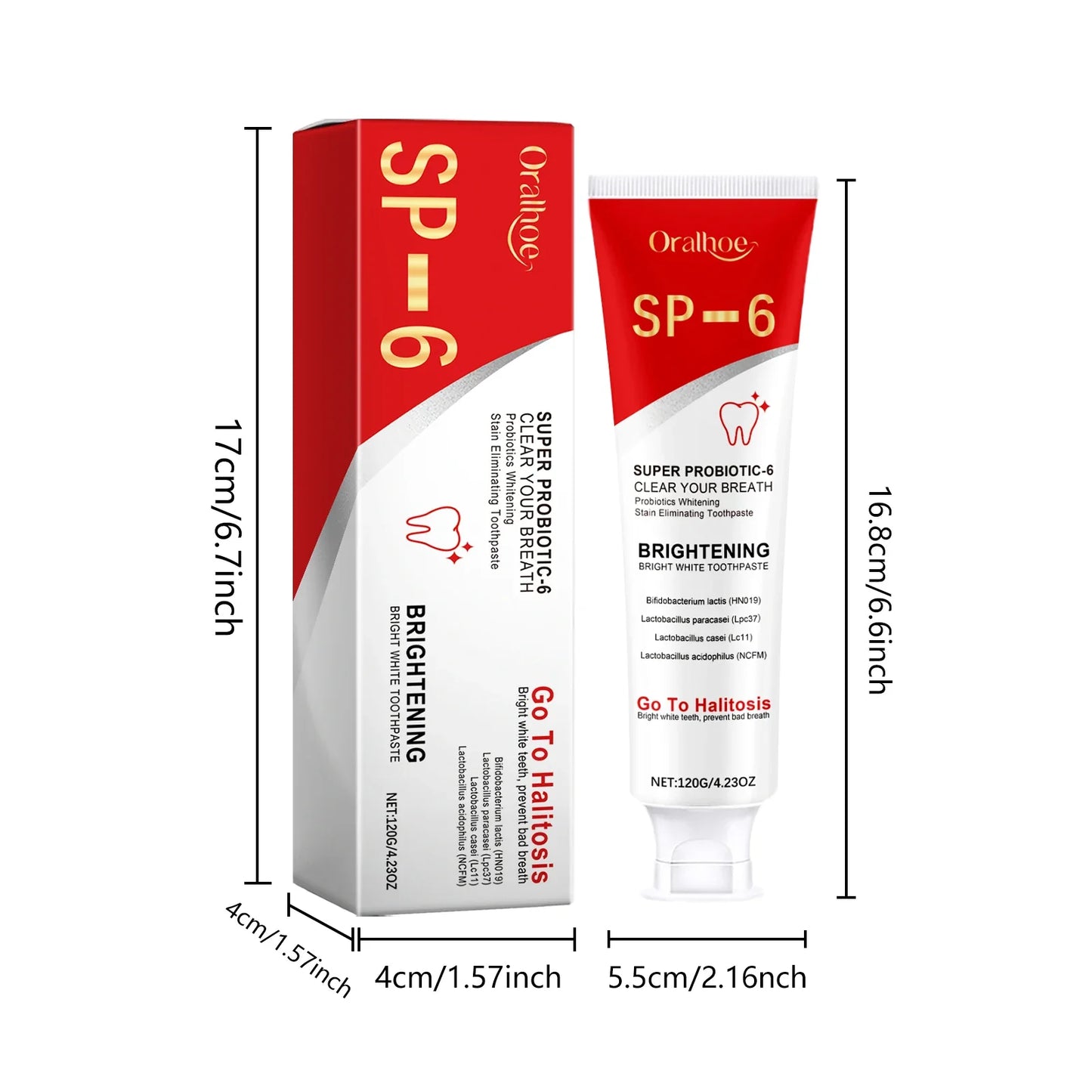 SP6 Probiotic Whitening Toothpaste