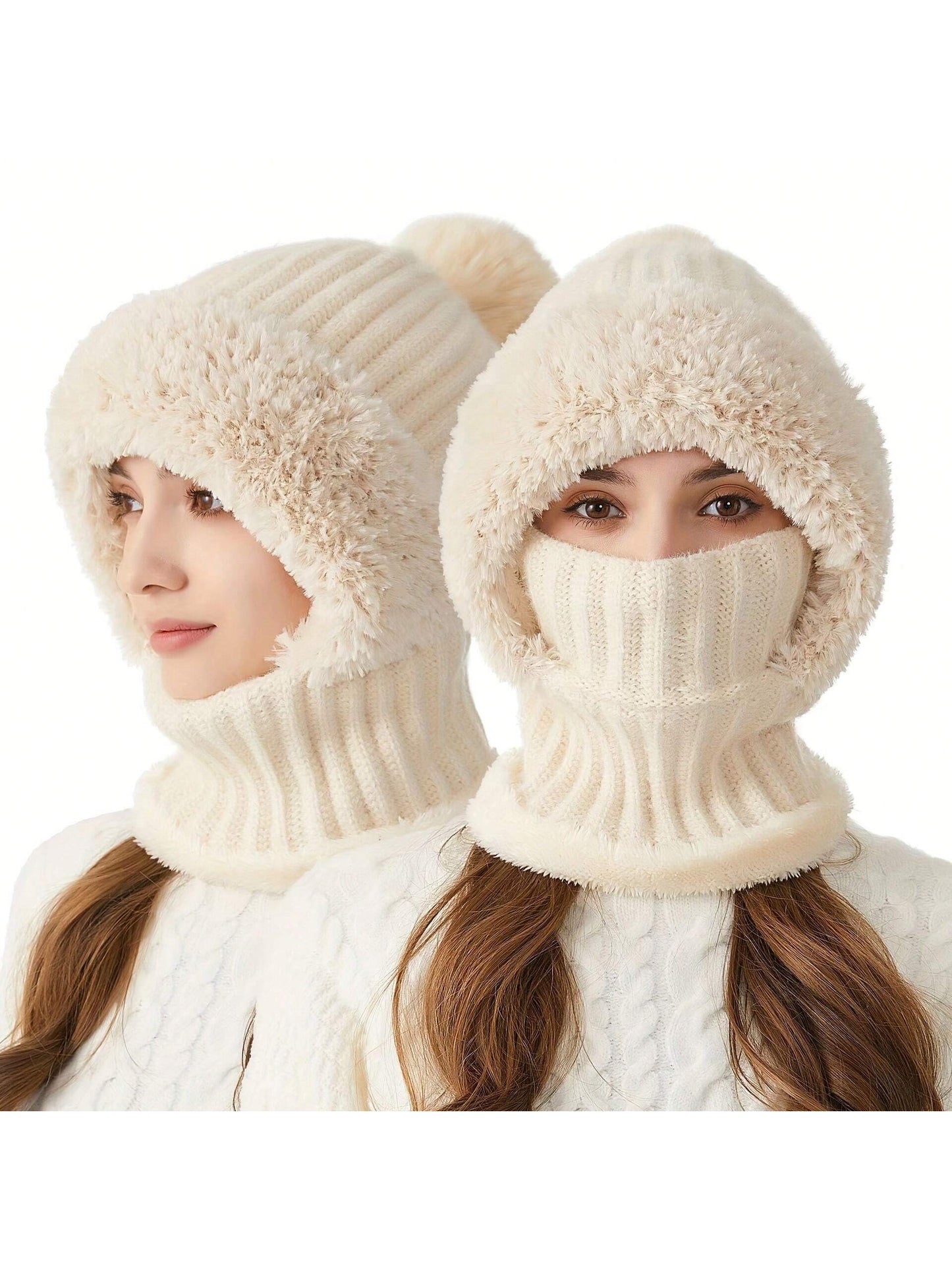WarmthMax Thermal Lined Knit Hat - Khaki