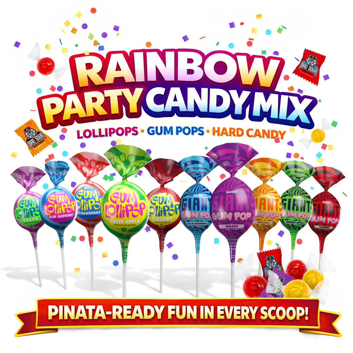 Bulk Candy 5 Pounds – A Great Surprise Variety Pack for Piñatas, Parties & Goodie Bags