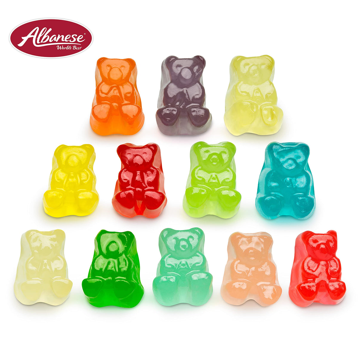Albanese 12 Flavor Gummi Bears – 5 lb Bag | World’s Best Gummies