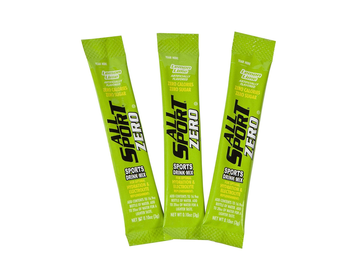 All Sport Powder Hydration Sticks – Zero Calorie Lemon-Lime Electrolyte, 50 Ct