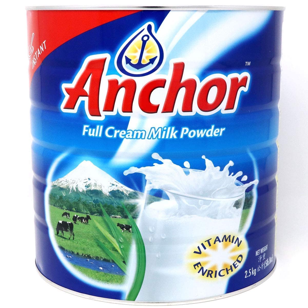 Anchor Full Cream Milk Powder 2.5kg – Rich Creaminess, High Protein & Fortified Nutrients