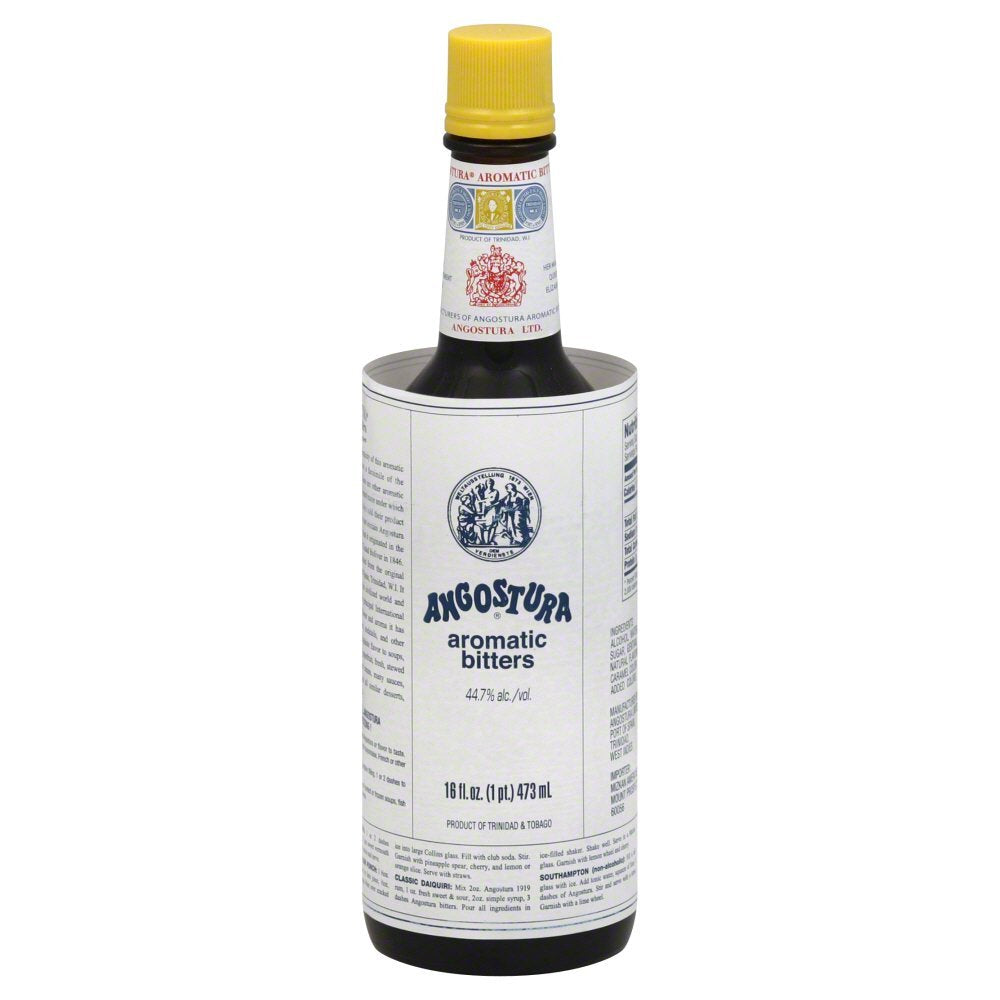 Angostura Aromatic Bitters, 16 oz Bottle | Classic Flavor Enhancer for Drinks & Foods