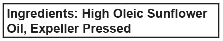 Baja Precious High Oleic Sunflower Oil - 1 Gallon Expeller Pressed, Bottled in USA