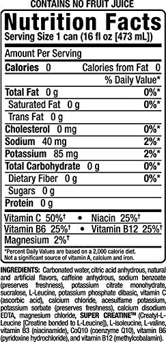 Bang Energy Purple Haze – Sugar-Free Energy Drink, 16 oz