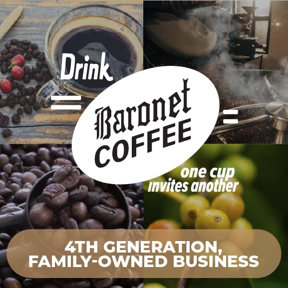 Baronet Coffee French Vanilla Pods – 54 Count, Senseo Compatible, 8g, Medium Roast