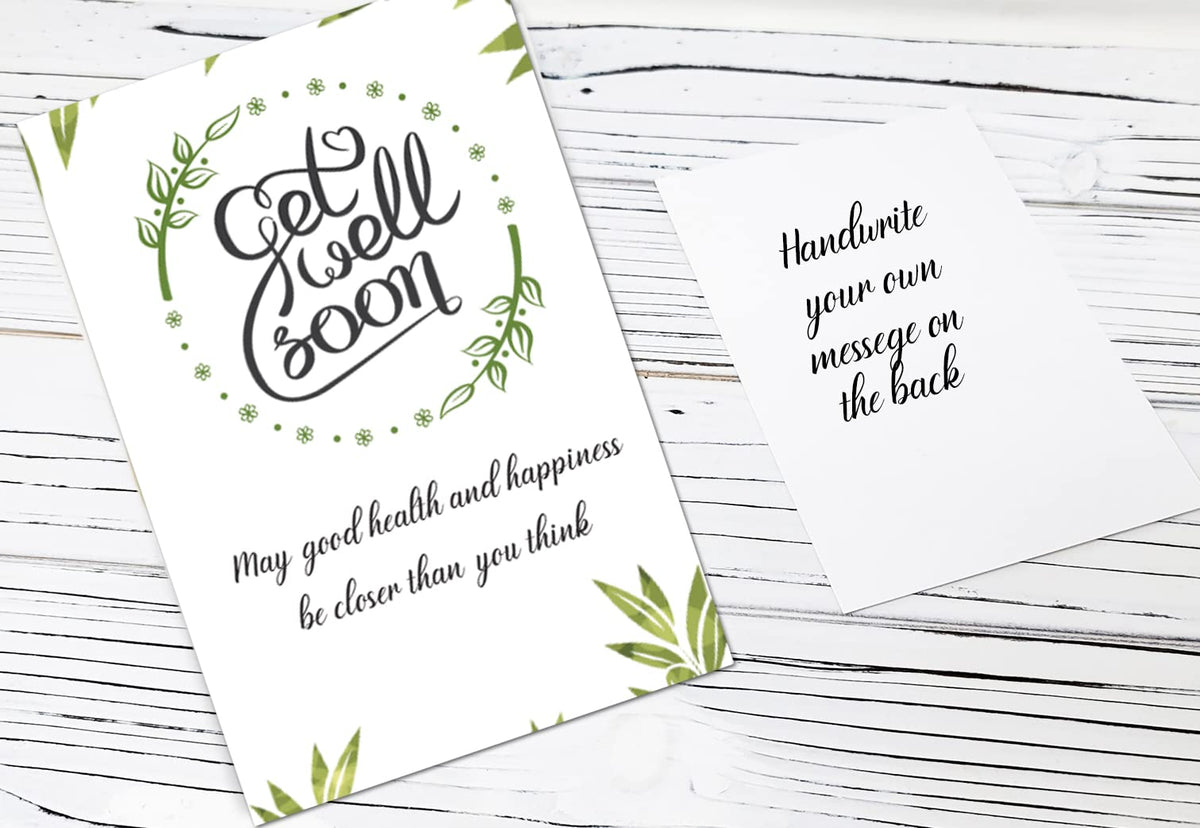 Beyond The Box Get Well Gift Basket – Balloon, Snacks & Card for Adults & Kids