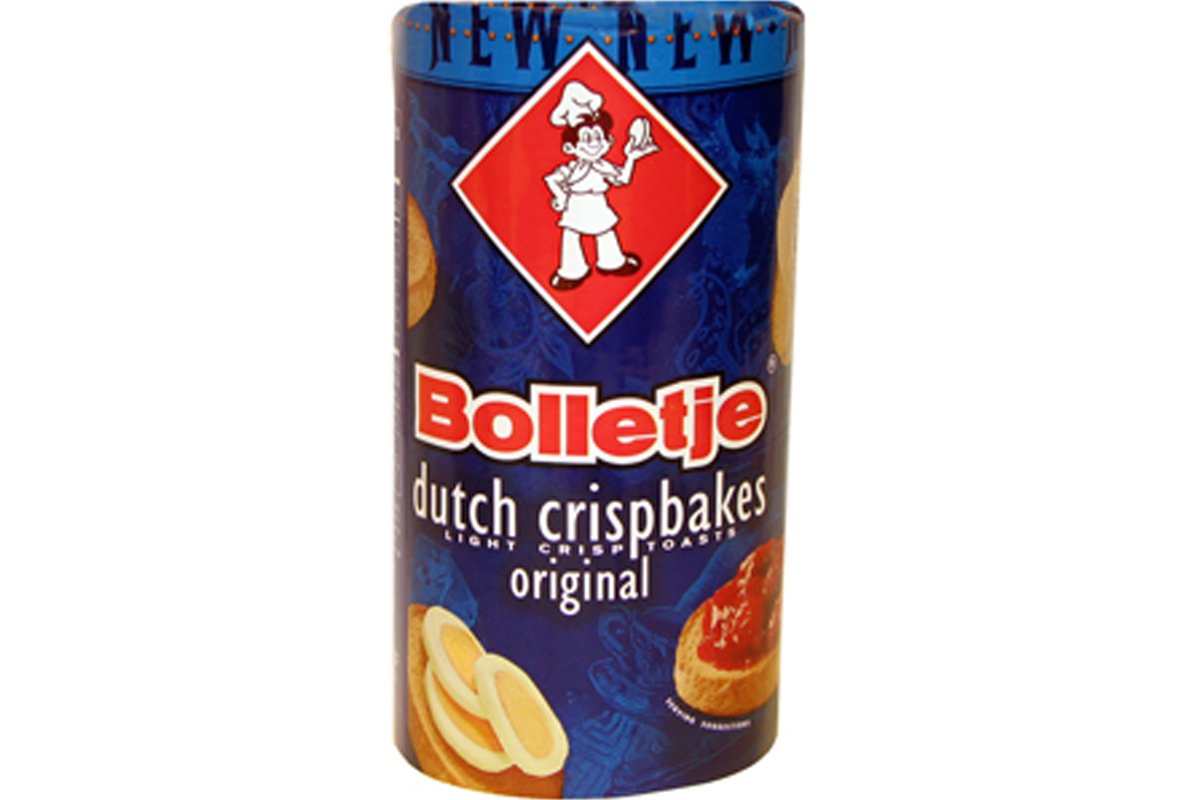 Bolletje Dutch Cripbake Original Light Crisp Toast – 3.5oz, Pack of 6