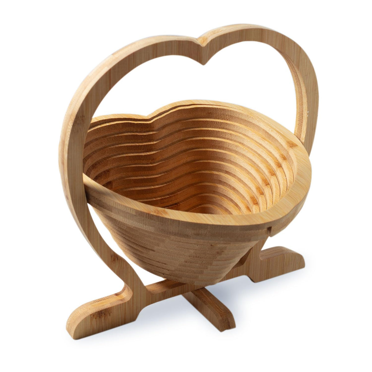 Bonnie and Pop Dried Fruit Gift Basket – Heart-Shaped Tray of Premium Tropical Fruits