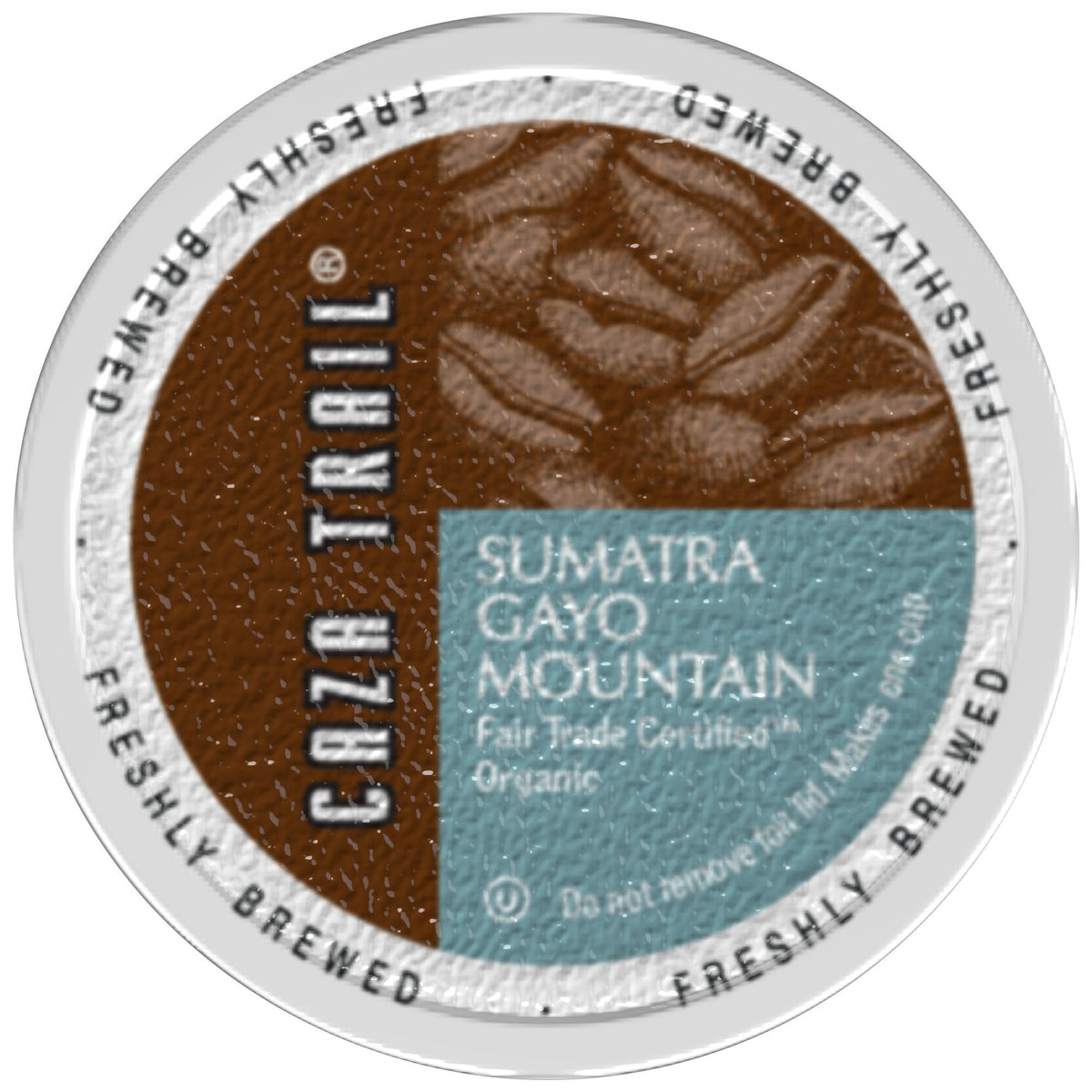 Caza Trail Coffee Organic Sumatra Gayo Mountain – 52 Single-Serve Cups