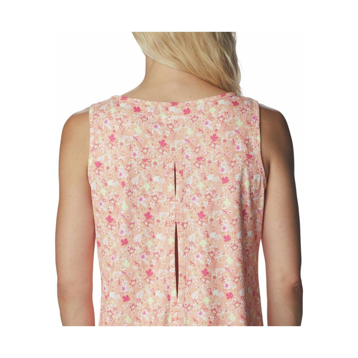 Columbia Women's Chill River Tank - Peach/Mini Hibiscus FINAL SALE