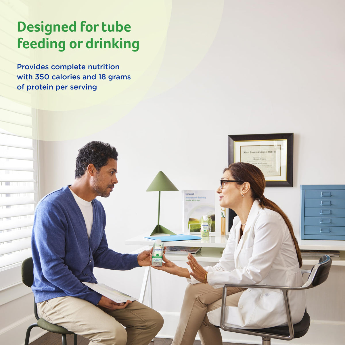 Compleat Standard 1.4 Cal Vanilla Tube Feeding | Plant-Based, Vegan Nutrition (12 Count)
