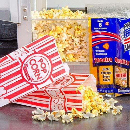 Concession Essentials 1oz Popcorn Bags – Case of 1,000