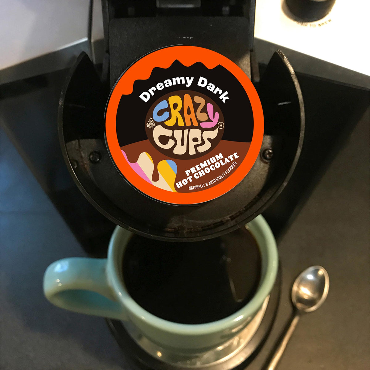 Crazy Cups Seasonal Premium Hot Chocolate Variety Pack - 20 Single-Serve K-Cup Pods for Keurig