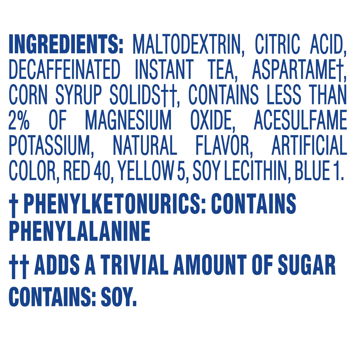 Crystal Light Iced Tea Decaffeinated Lemon – Natural Flavor, 1.5-ounce Canister (Pack of 6)