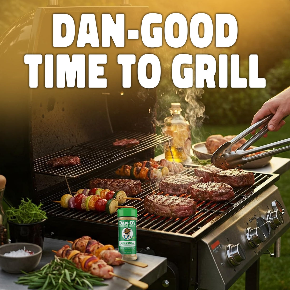 Dan-O's Outlaw 3-Bottle Seasoning Set: Butter Dust, Butter Steak & Blackened Bloody Mary