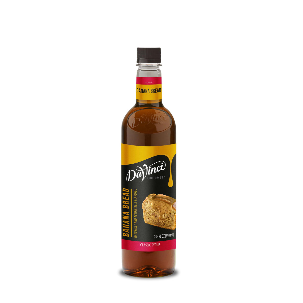 DaVinci Gourmet Banana Bread Syrup, 25.4 fl oz (Pack of 4) | Bakery-Inspired Flavor for Coffee, Desserts & Cocktails