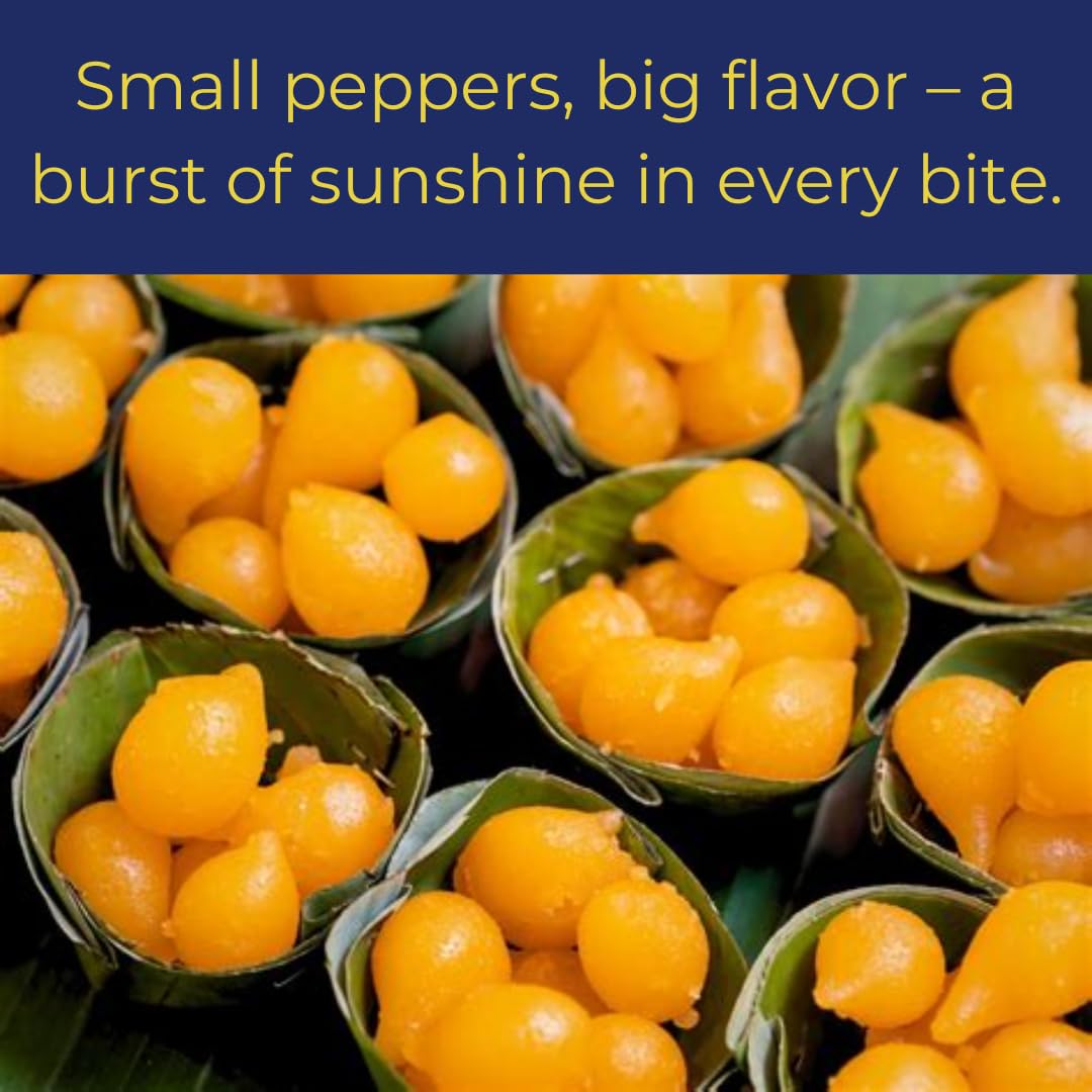Del Destino Yellow Sweety Drops Peppers, 28 oz – Product of Peru