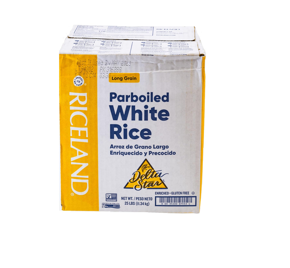 Delta Star Parboiled Rice – 25 Lb Bag | Fluffy, Separate-Grain Quality