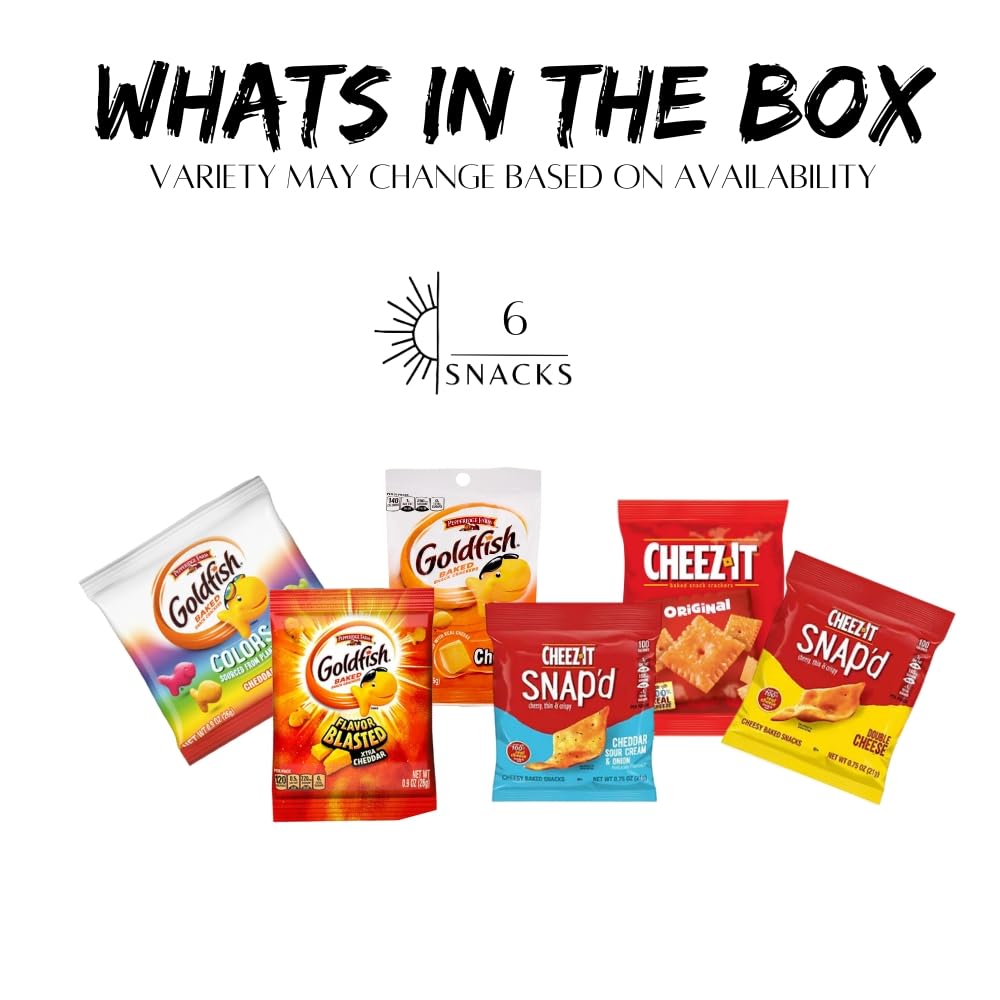 Desert Sun Snacks Mega Treat Variety Pack (50 Count) – Sweet & Salty Snack Box for Gifting, Travel, and Office