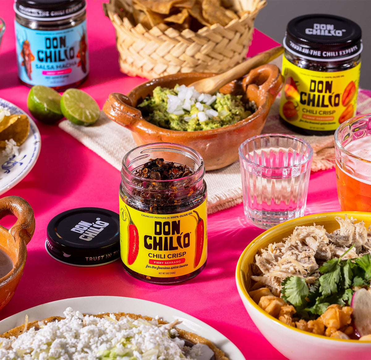 Don Chilio Mild Jalapeño Chile Crisp – 5 oz x 3 Pack | Crispy Jalapeño Peppers in Olive Oil | Keto, Vegan, Gluten Free