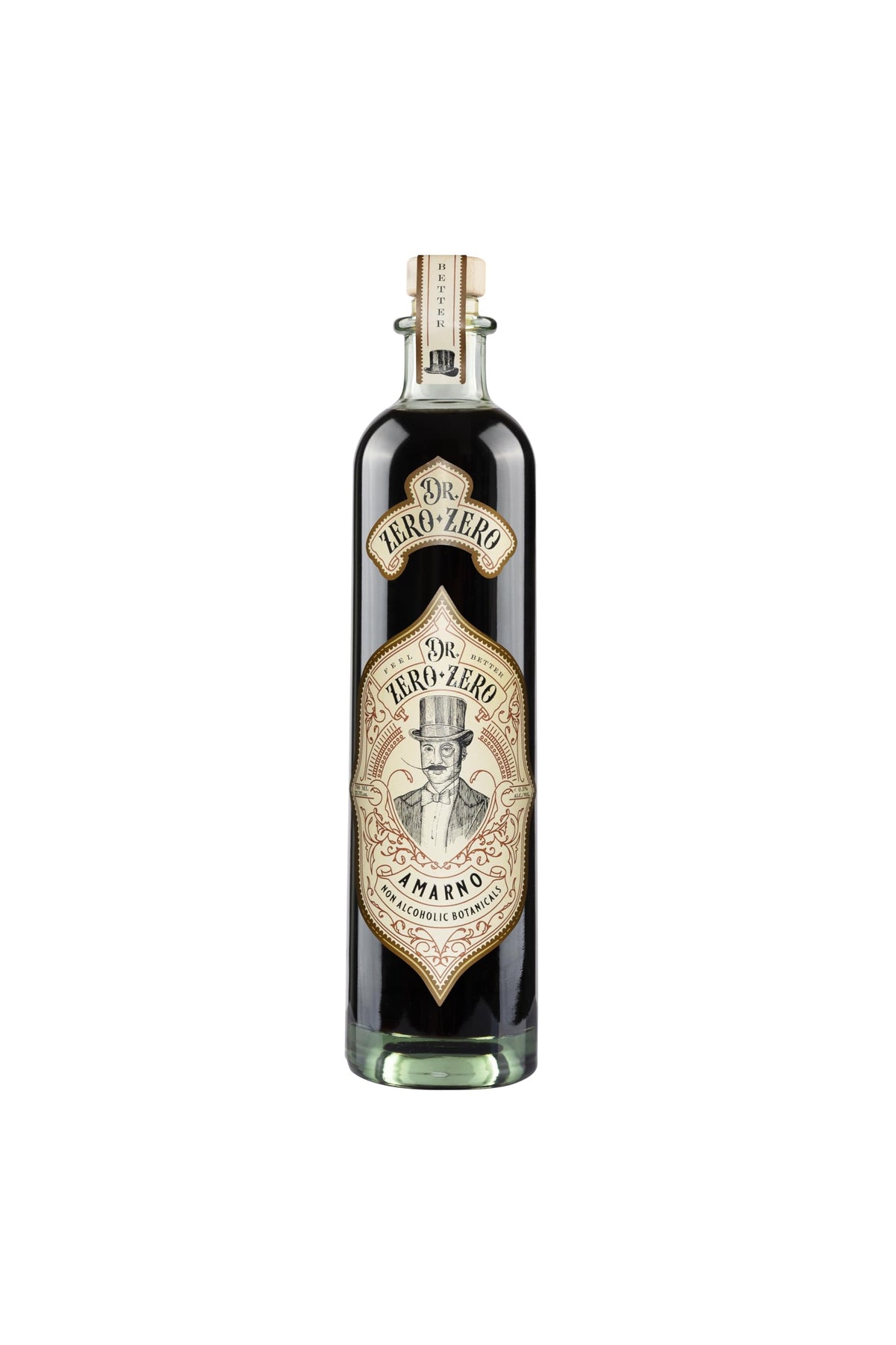 Dr Zero Zero AmarNo – Award-Winning Non-Alcoholic Amaro, After-Dinner Digestif, 700ml
