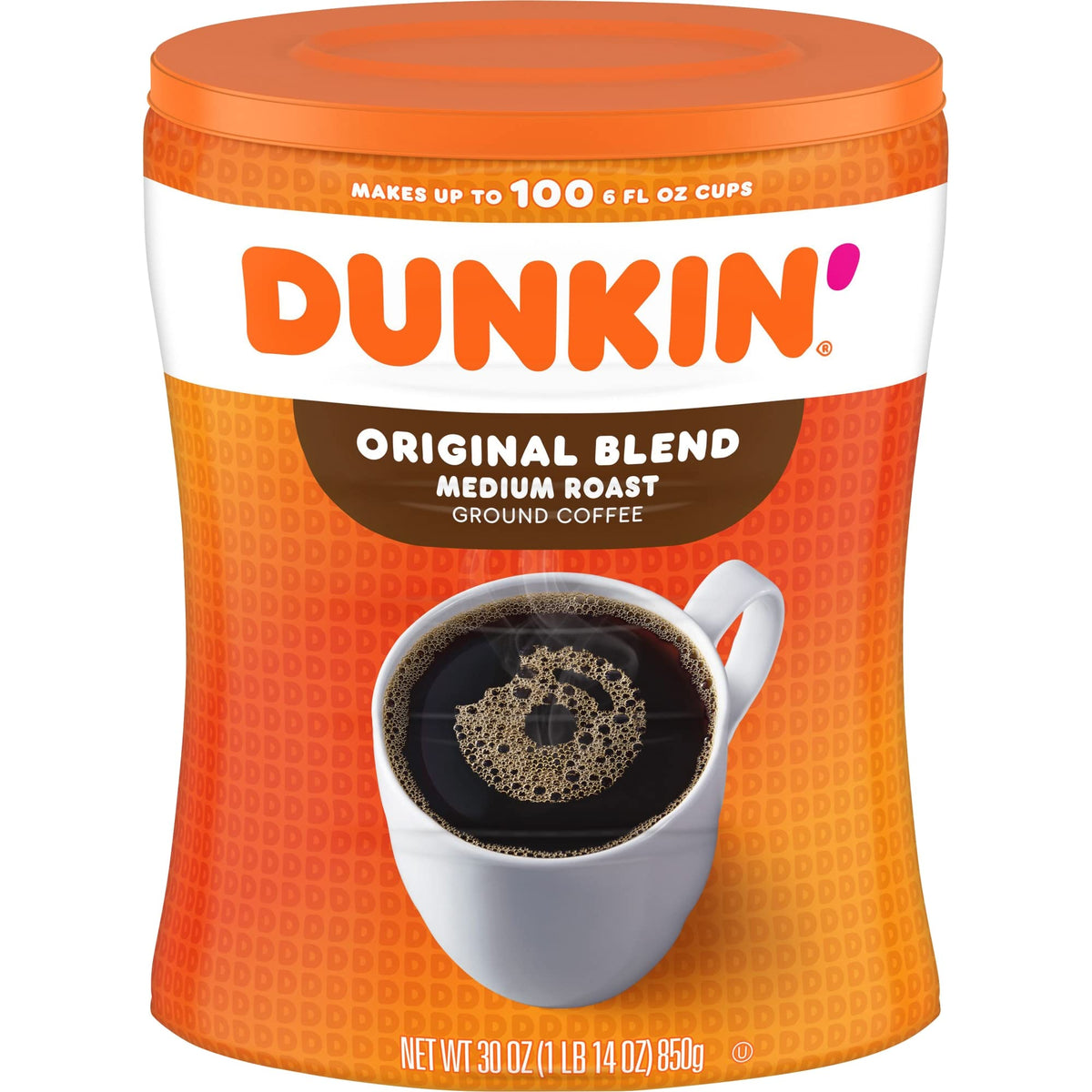 Dunkin' Donuts Original Blend Coffee – Medium Roast, 30 oz