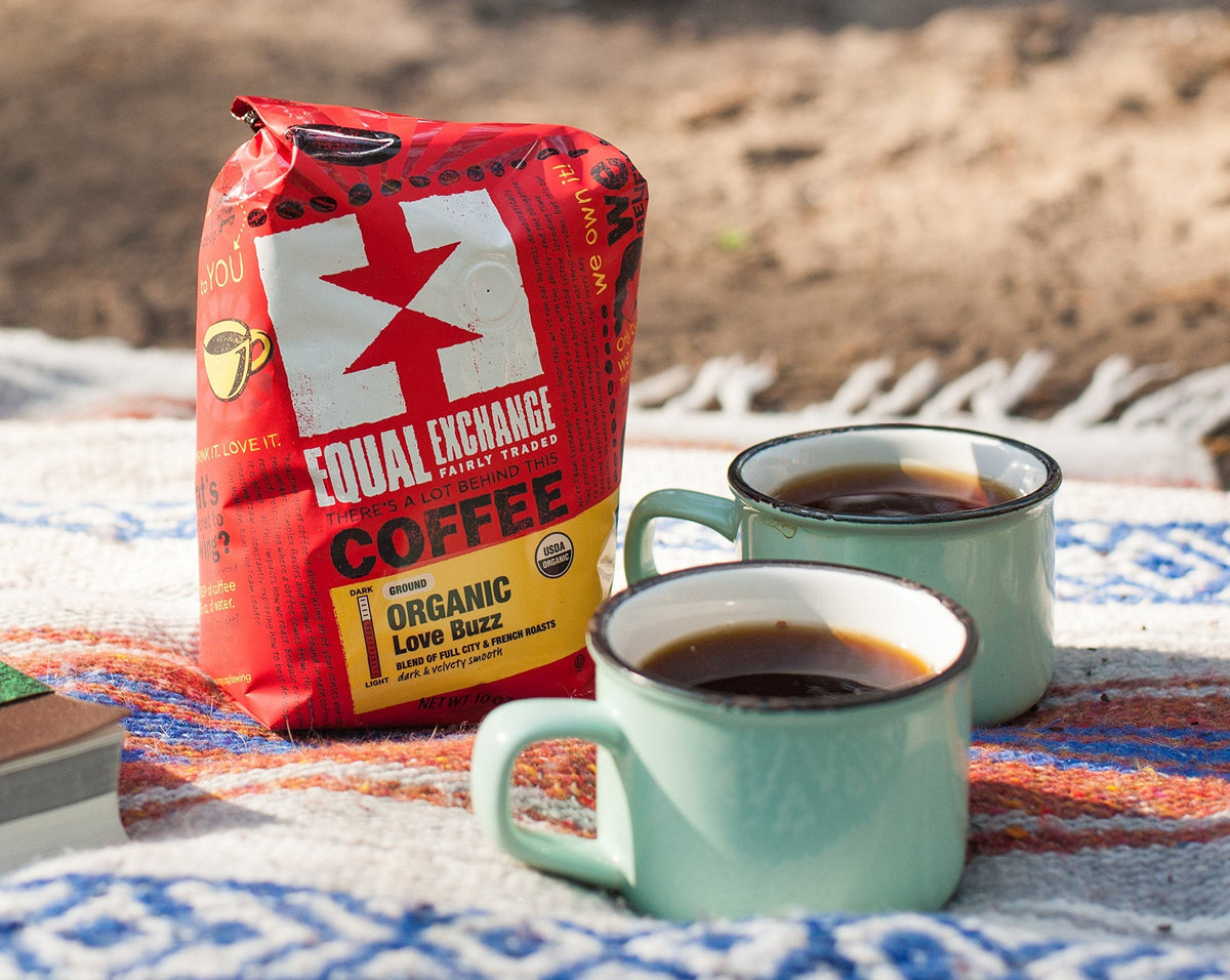 Equal Exchange Organic Ground Coffee, Decaf, 12 oz Bag (Pack of 3)