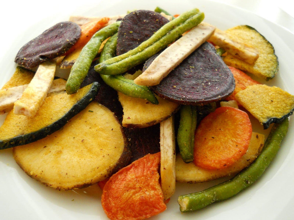 FirstChoiceCandy Vegetable Chips - Dried Salted Mixed Veggie Chips 3 Lb