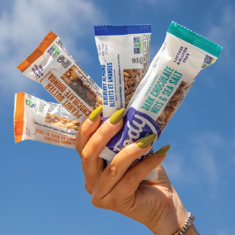 Fody Foods Snack Bars, Almond Coconut – 12 Pack, 6g Protein, Low FODMAP, IBS-Friendly, Vegan