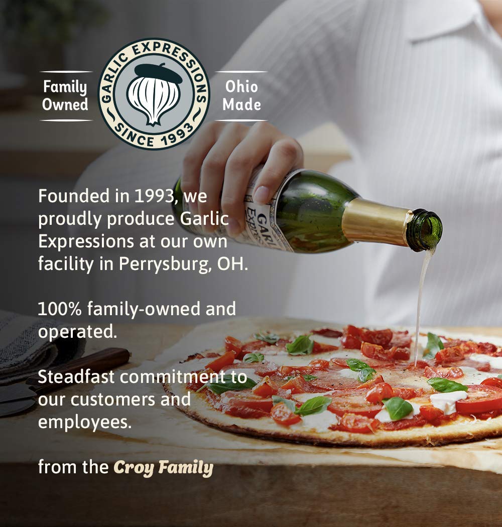 Garlic Expressions Vinaigrette Dressing & Marinade – Non-GMO, Vegan, Gluten Free (12 Ct)