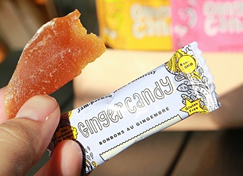 Gem Gem Ginger Candy Chewy Ginger Chews (Original) – 5.0 oz, Pack of 6 | Vegan, Gluten-Free