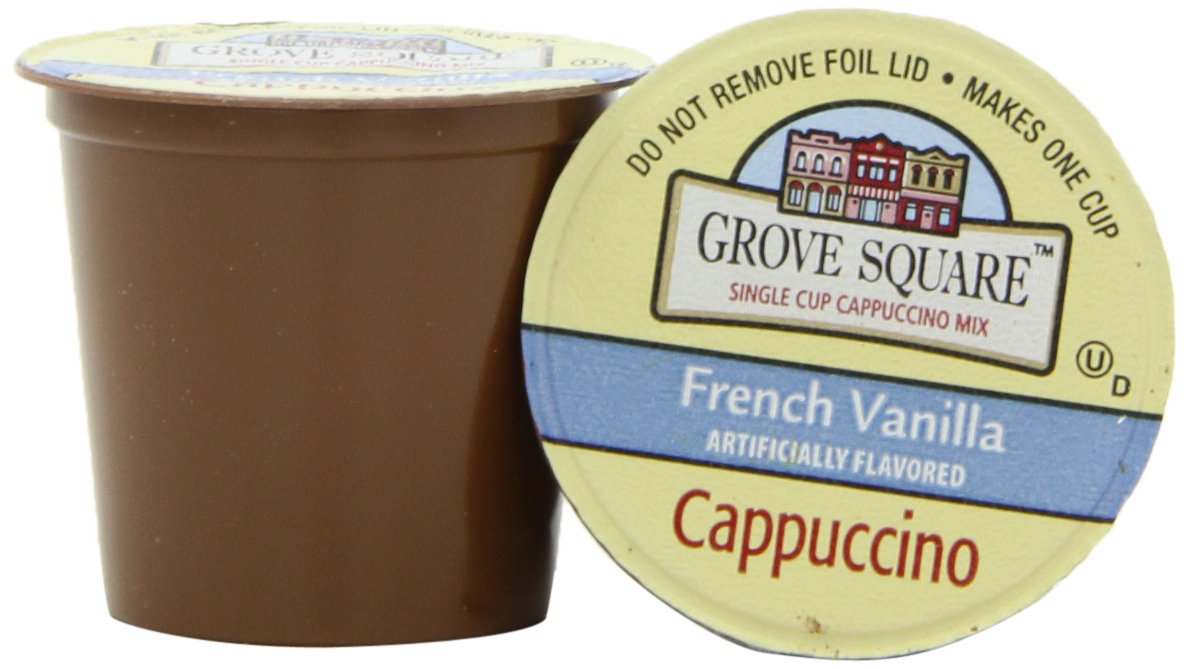 Grove Square French Vanilla Cappuccino — 96 Single-Serve Cups