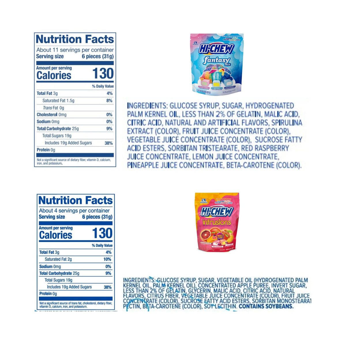 HI-CHEW Variety Mix Bulk Candy — 220+ Pieces, 4 Pouches, 13 Flavors
