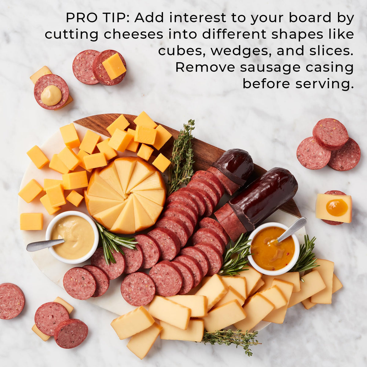 Hickory Farms Party-Size Signature Beef Summer Sausage, 26 oz | Gluten Free, High-Protein, Keto-Friendly