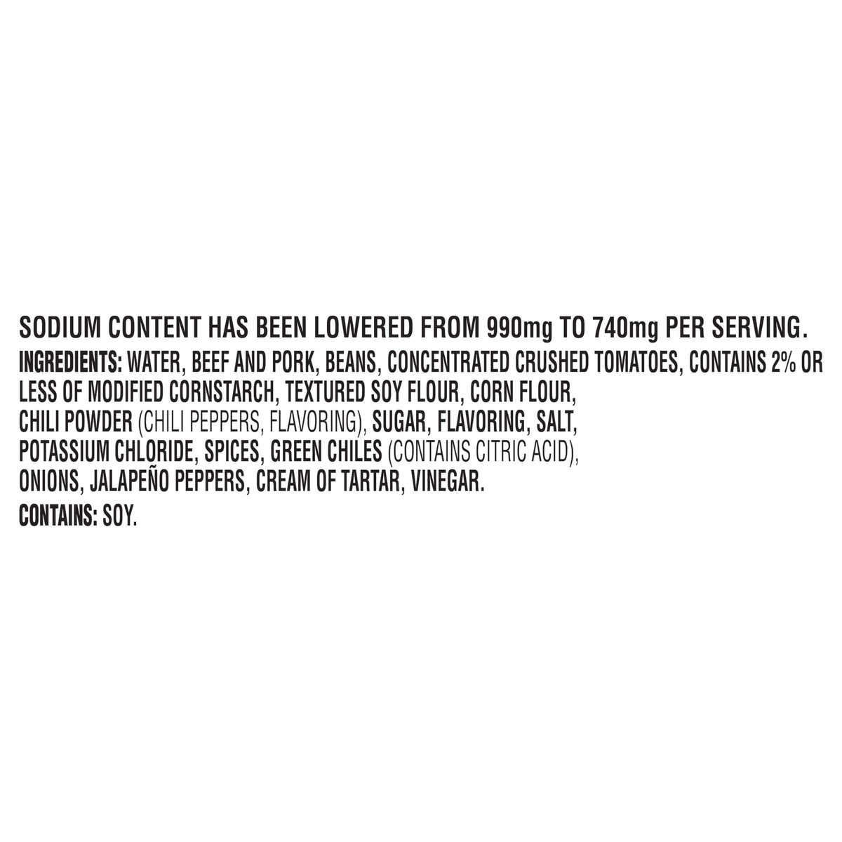 HORMEL Chili With Beans Less Sodium – 16g Protein, Gluten-Free, 15 oz (Pack of 12)